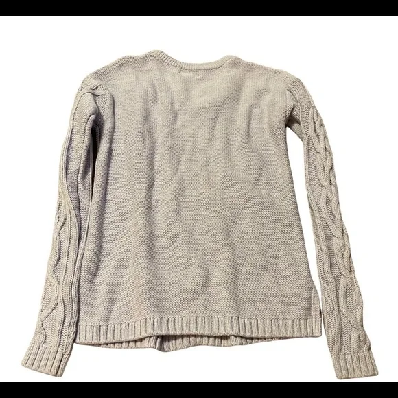 OLD NAVY Gray Cable Knit Sweater - Picture 5 of 5